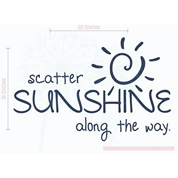 vinyl transfer. wall art sticker quote Our little ray of sunshine